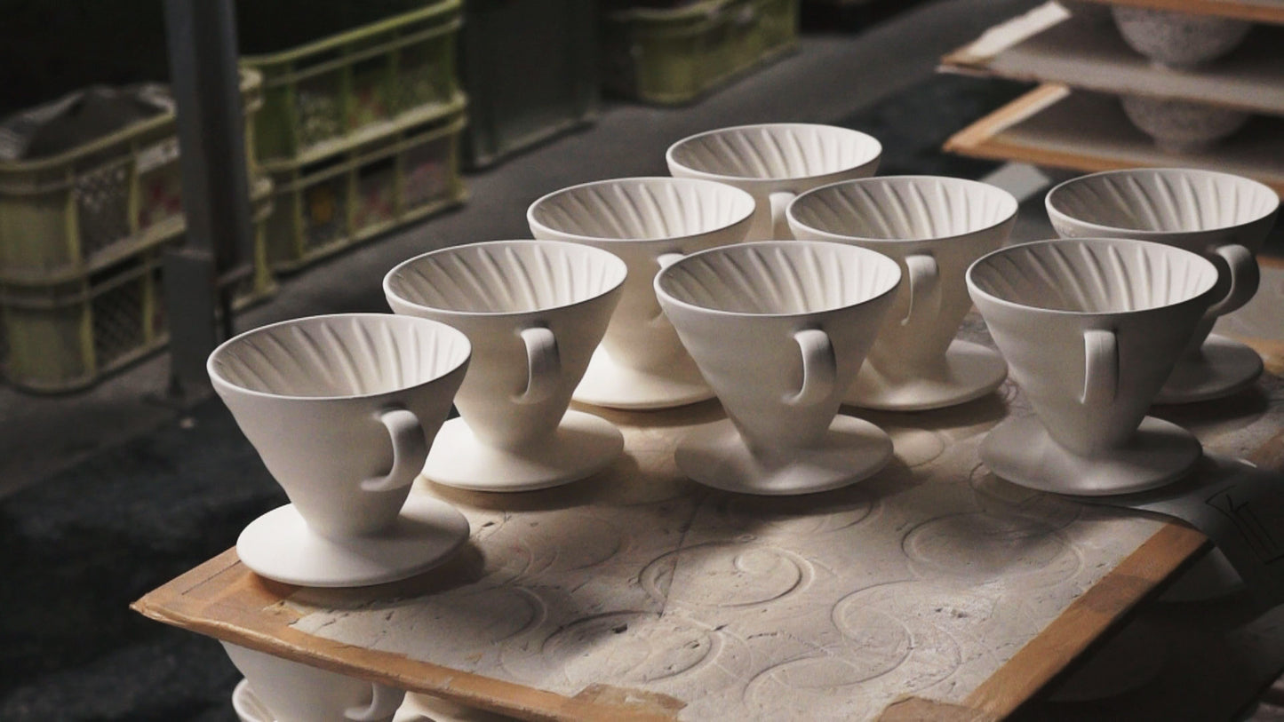 Dripper Hario V60 Blanc 4 Tasses