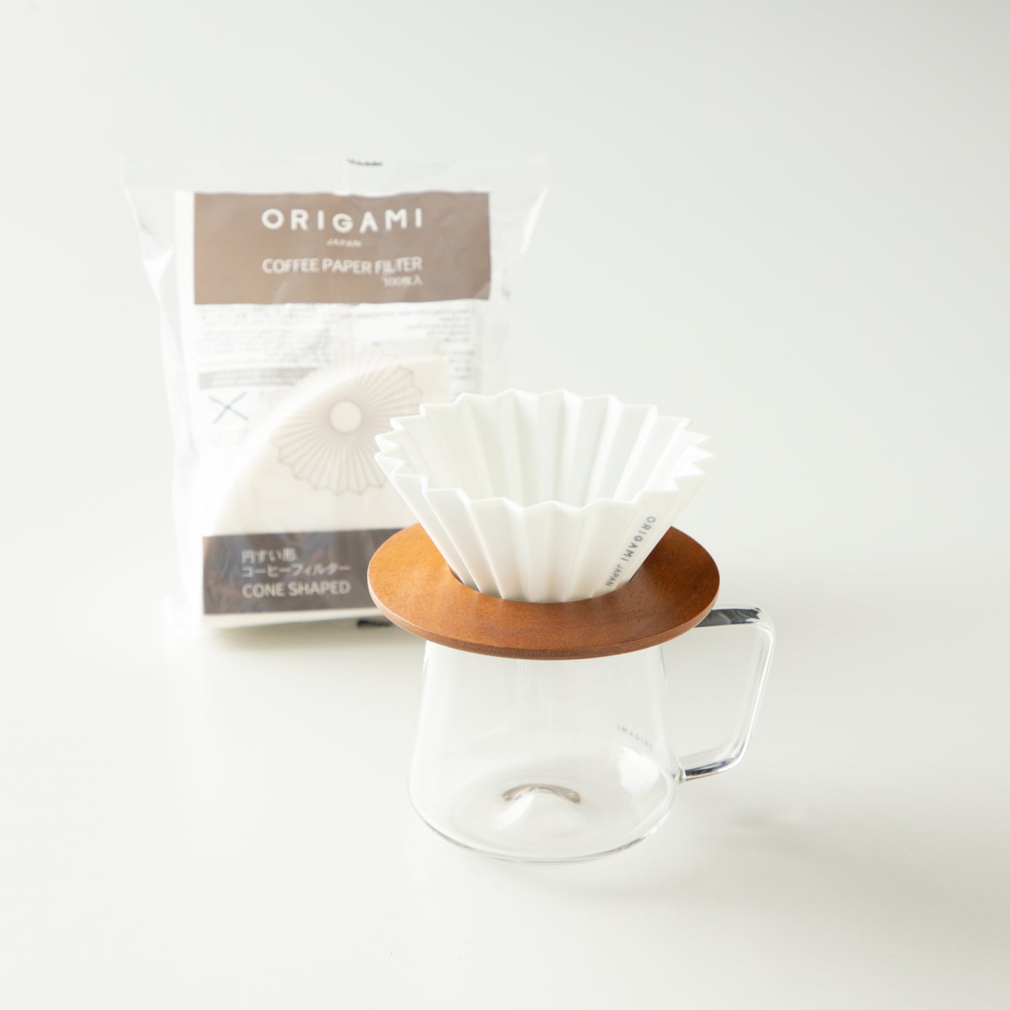ORIGAMI - Support À Dripper En Bois D'acacia