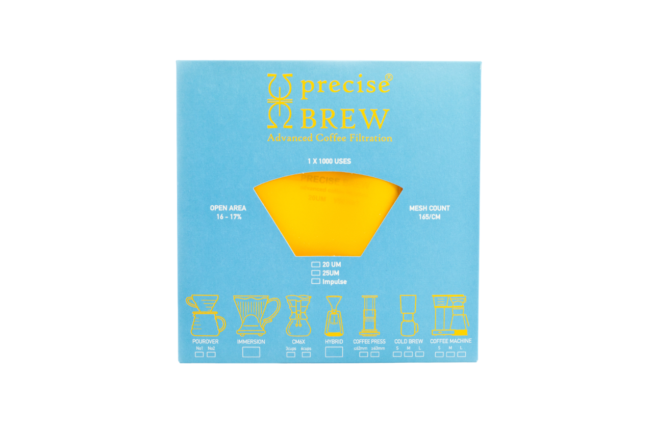 PRECISE BREW - Filtre Réutilisable Impulse Pour Cafetière Filtre N°4