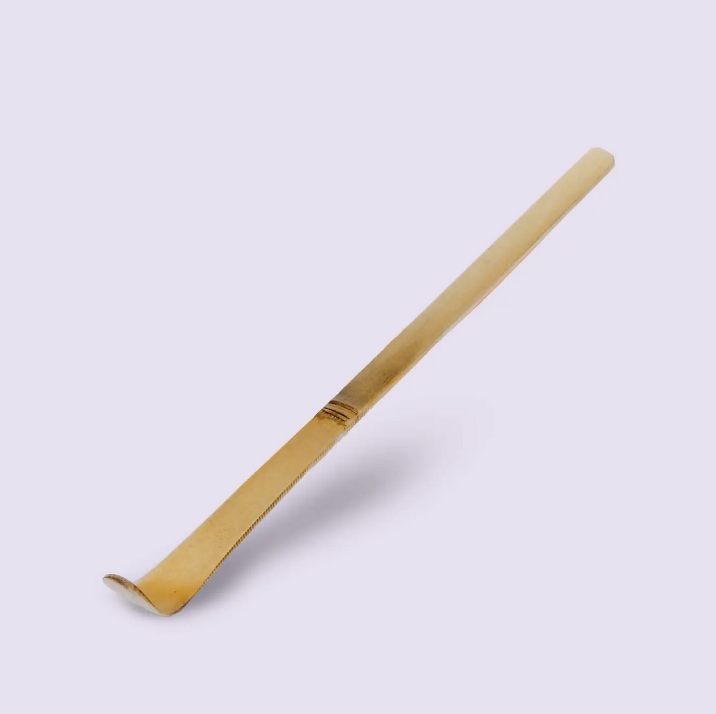 Spatule Matcha bambou blanc fait main