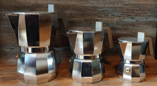 Cafetière Italienne Alessi Moka 1, 3 et 6 Tasses